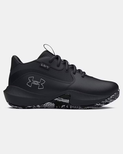 Under Armour PS Lockdown 7 Bambino Nero - Scarpe Basket | 3028514-001