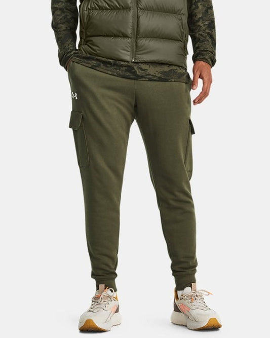 Under Armour UA Rival Fleece Cargo Jogger Verde - 1382134-390