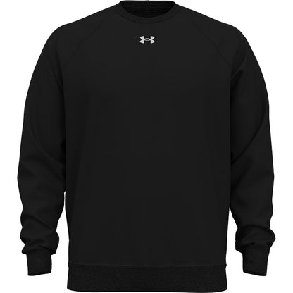 Felpa Under Armour UA Rival Fleece Crew Uomo Nero - 1379755-1