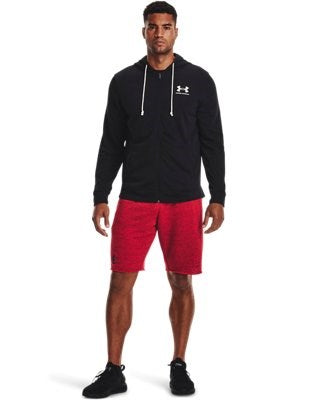 Felpa Under Armour UA Rival Terry LC FZ Uomo Nero - 1370409-1