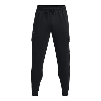 Under Armour UA Rival Fleece Cargo Jogger Uomo Nero - 1382134-001