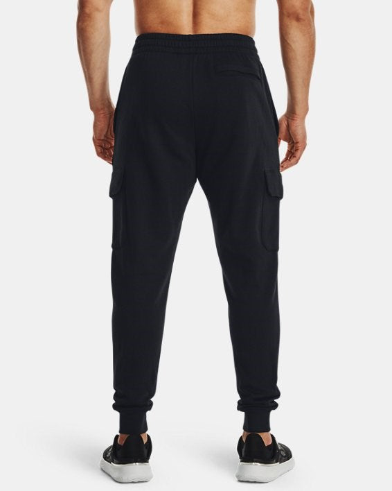Under Armour UA Rival Fleece Cargo Jogger Uomo Nero - 1382134-001