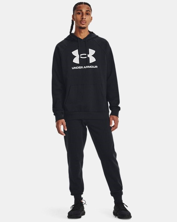 Felpa Under Armour UA Rival Fleece Big Logo HD Nero - 1379758-1