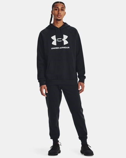 Felpa Under Armour UA Rival Fleece Big Logo HD Nero - 1379758-1