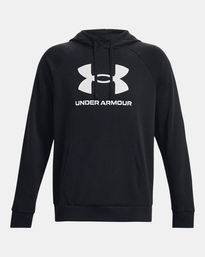 Felpa Under Armour UA Rival Fleece Big Logo HD Nero - 1379758-1