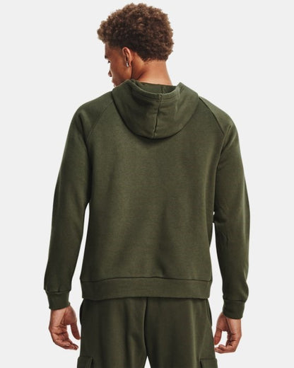 Felpa Under Armour UA Rival Fleece Big Logo HD Verde - 1379758-390