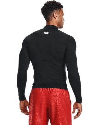 Under Armour UA HG Armour Comp Mock LS Nero - 1369606-1