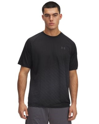 T-shirt Under Armour UA Tech Fade SS Uomo Nero - 6005916-1