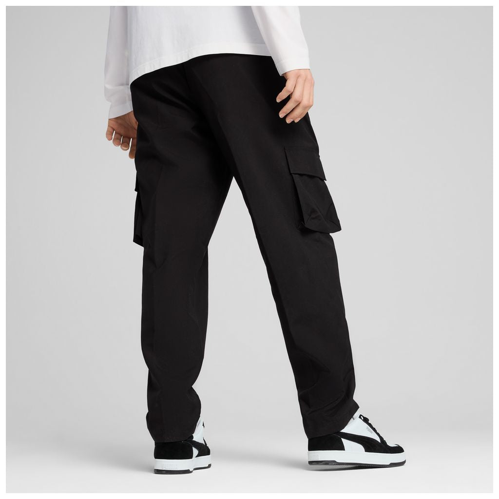 Pantaloni Puma ESS Woven Cargo Pants Uomo Nero - 682663-01