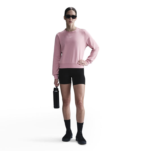 Felpa Nike One Dri-FIT Donna Girocollo Pink Glow - IB1450-699