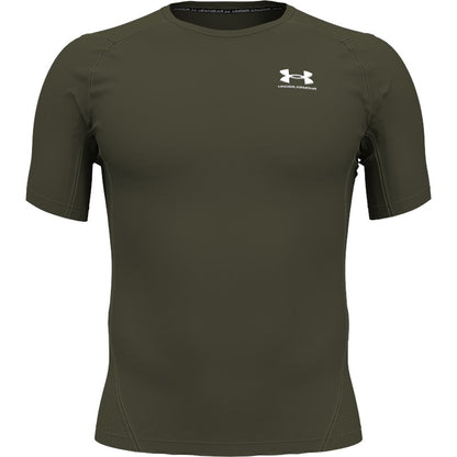 Under Armour HG Armour Comp SS - Verde Militare - 1361518-390