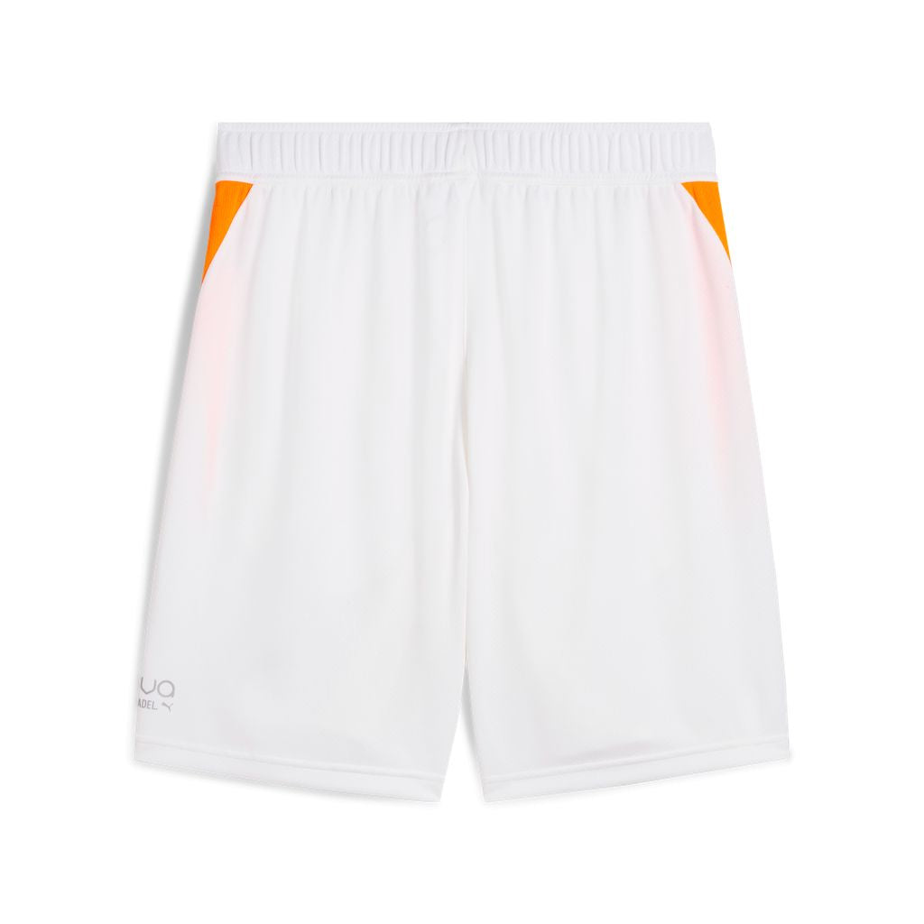 Pantaloncini Padel Uomo Puma Individual Training - Bianco/Arancio - 660163-30