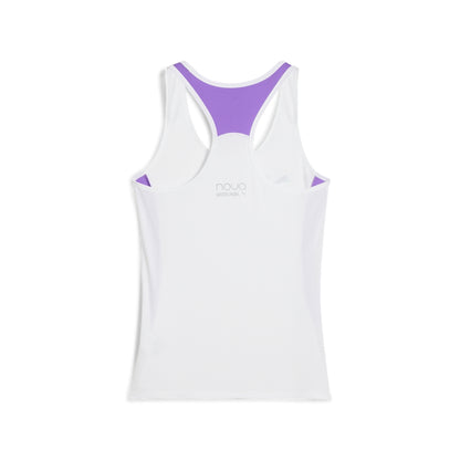 Canotta Padel Donna Puma Individual Tank - Bianco/Viola - 660164-24