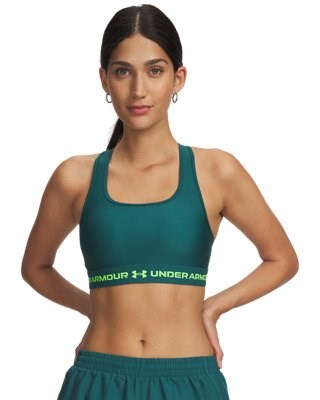 Reggiseno Sportivo Under Armour Crossback Mid - Lime - 77-1361034-338