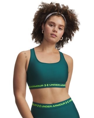 Reggiseno Sportivo Under Armour Crossback Mid - Lime - 77-1361034-338