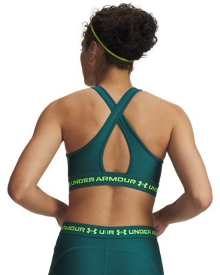 Reggiseno Sportivo Under Armour Crossback Mid - Lime - 77-1361034-338