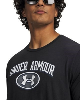 T-shirt Under Armour M WM Locker Tag SS - Training Uomo - Nero