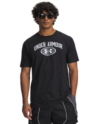 T-shirt Under Armour M WM Locker Tag SS - Training Uomo - Nero