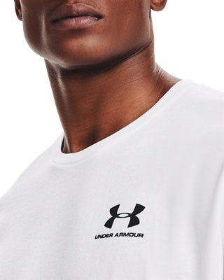 T-shirt Under Armour M Sportstyle LC SS - Uomo - Bianco - 77-1326799-100