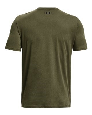 T-shirt Under Armour M Sportstyle LC SS - Uomo - Verde Militare - 77-1326799-390