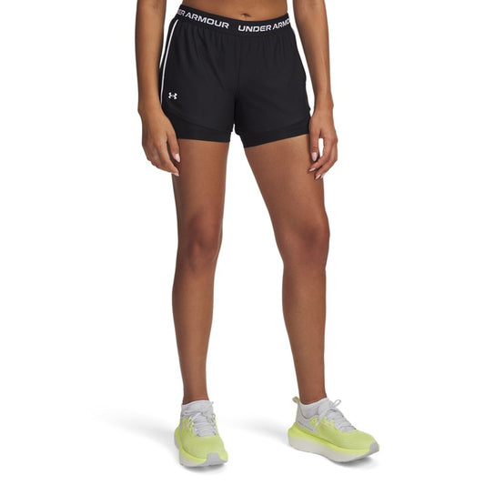 Pantaloncini Donna Under Armour Tech™ Play Up 2-in-1 - Nero - 77-1389895-1