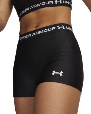 Pantaloncini Donna Under Armour HeatGear® Shorty - Nero - 77-6010725-8