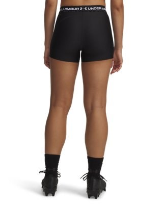 Pantaloncini Donna Under Armour HeatGear® Shorty - Nero - 77-6010725-8