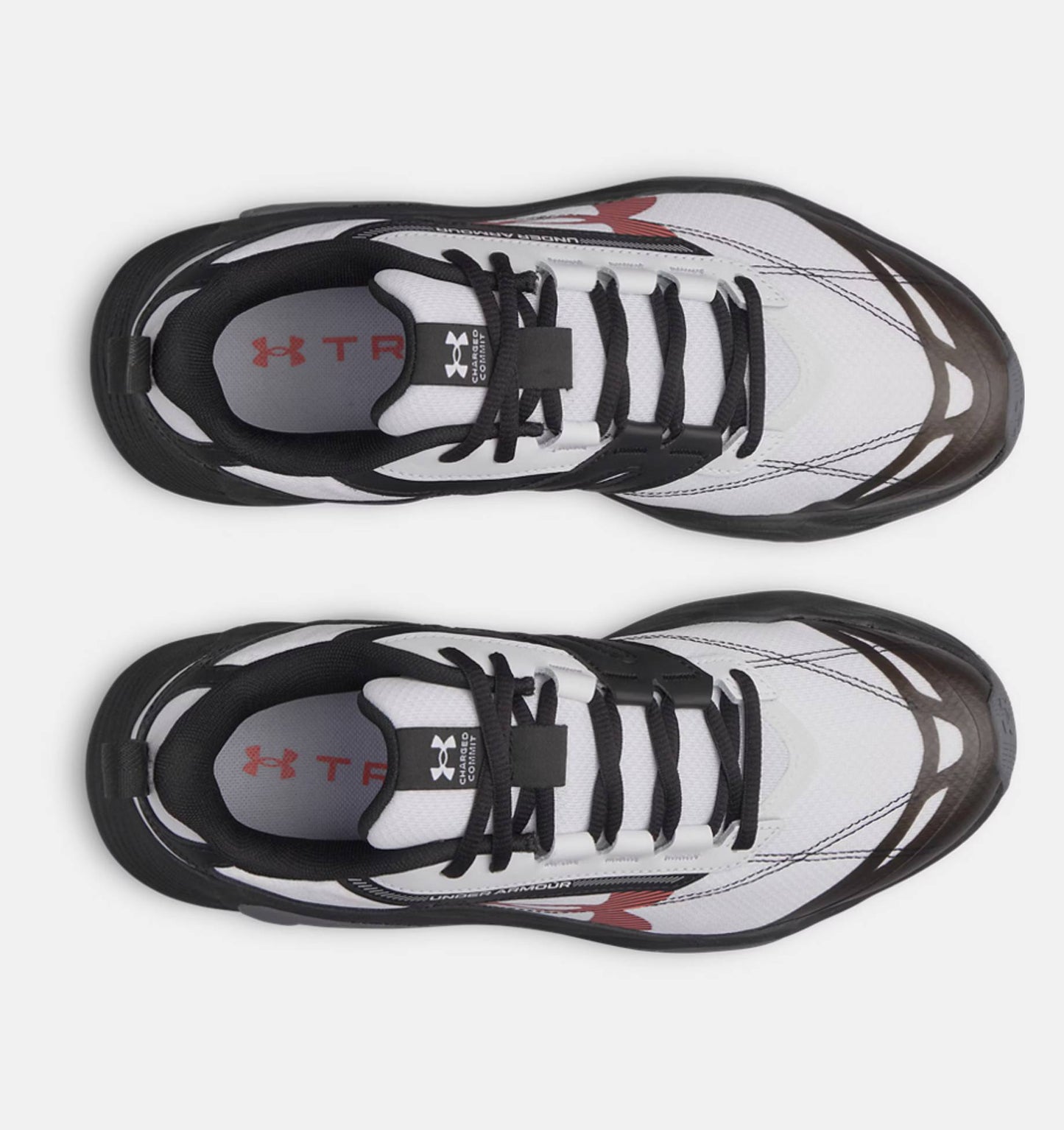 Scarpe Training Under Armour Charged Commit TR 5 - Bianco/Nero - 77-6007140-103