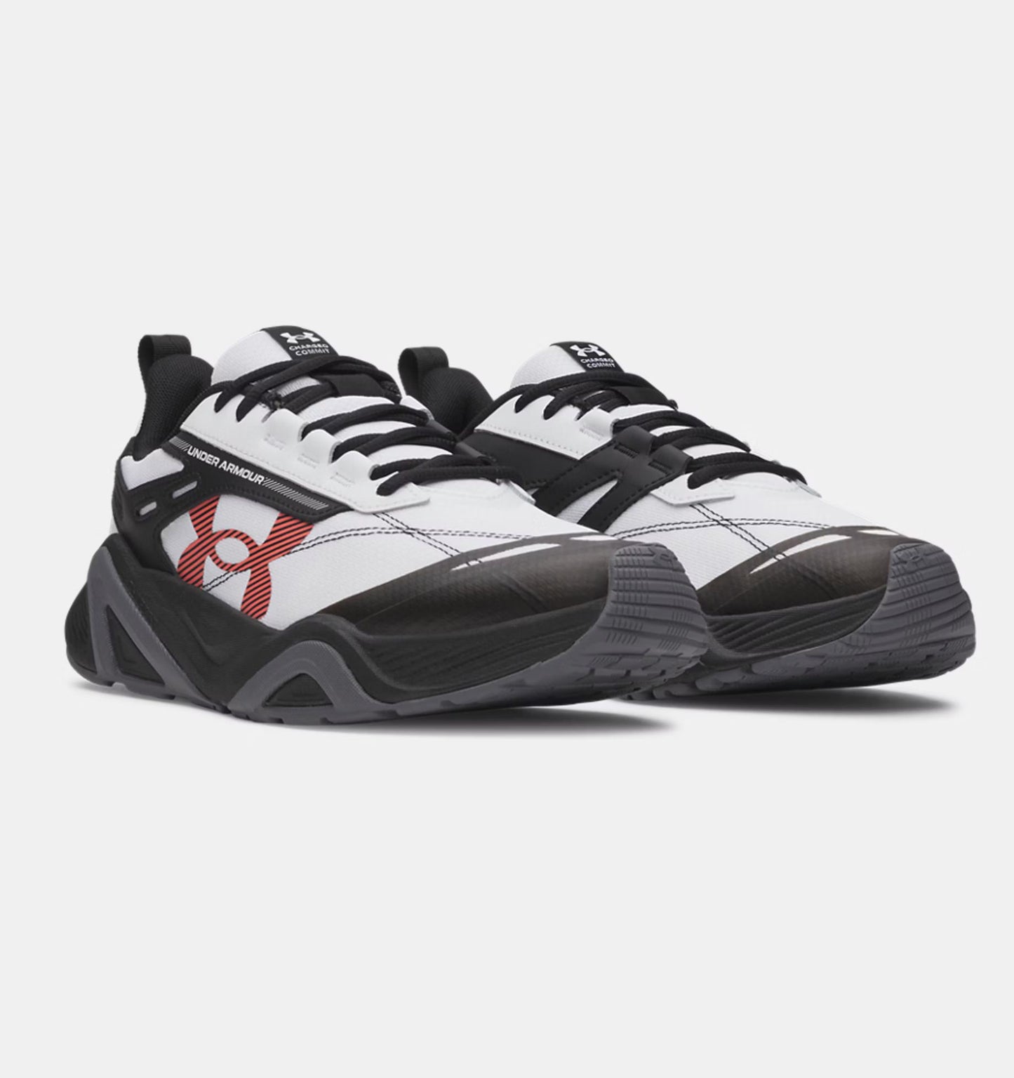 Scarpe Training Under Armour Charged Commit TR 5 - Bianco/Nero - 77-6007140-103