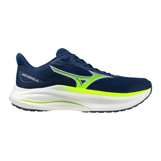 Scarpe Running Mizuno Wave Inspire 22 - Blu/Lime - J1GC2644-01