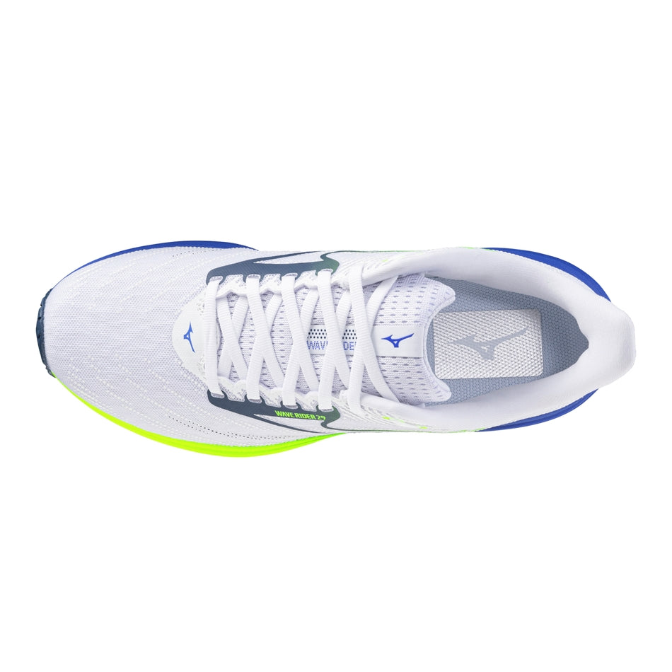 Scarpe Running Mizuno Wave Rider 29 - Bianco/Blu/Lime - J1GC2503-53