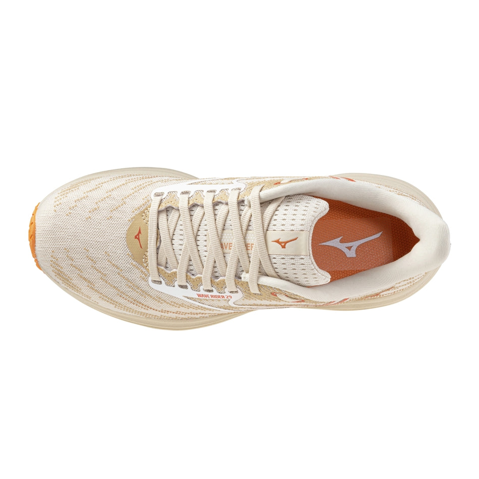 Scarpe Running Donna Mizuno Wave Rider 29 - Beige/Arancio - J1GD2503-77