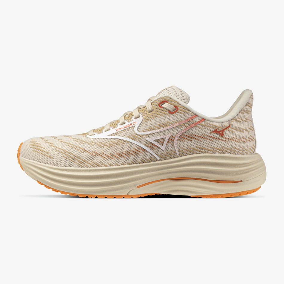 Scarpe Running Donna Mizuno Wave Rider 29 - Beige/Arancio - J1GD2503-77