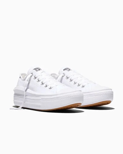 Scarpe Sneakers Donna Converse All Star Move Platform - 570257C | Bianco