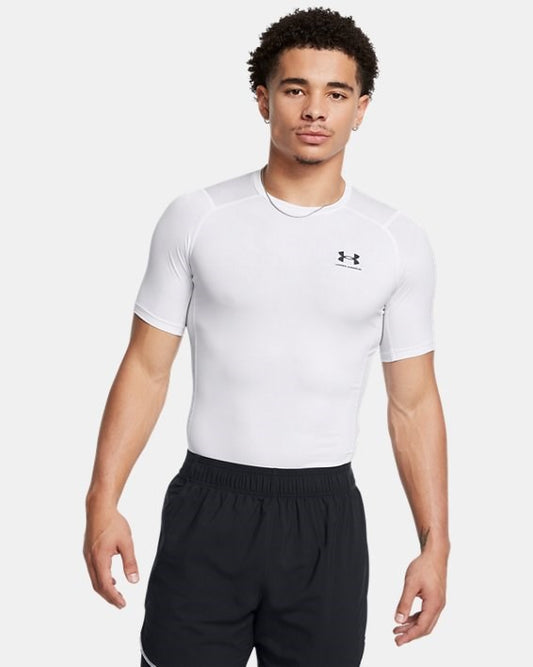 Maglia Under Armour HeatGear® Armour Compression SS - Bianco - 1361518-100