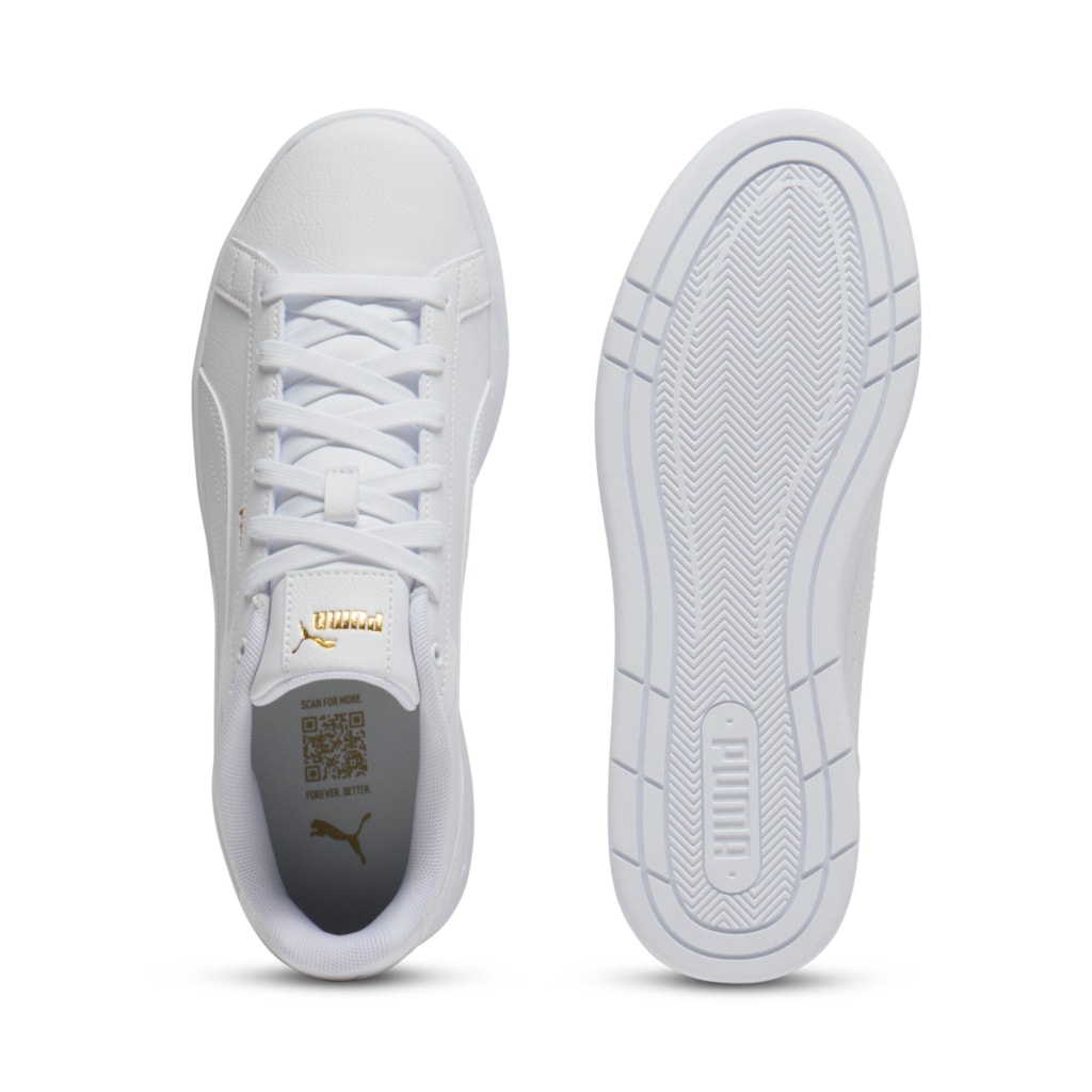 Sneakers Puma Court Classico - Bianco/Oro - 400284-05