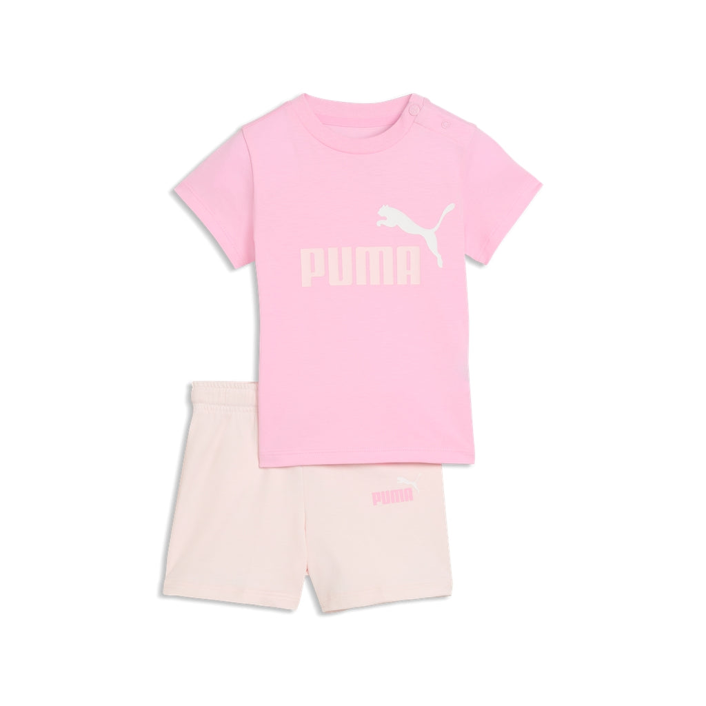 Set Puma ESS Tee and Shorts - Rosa - 686285-75