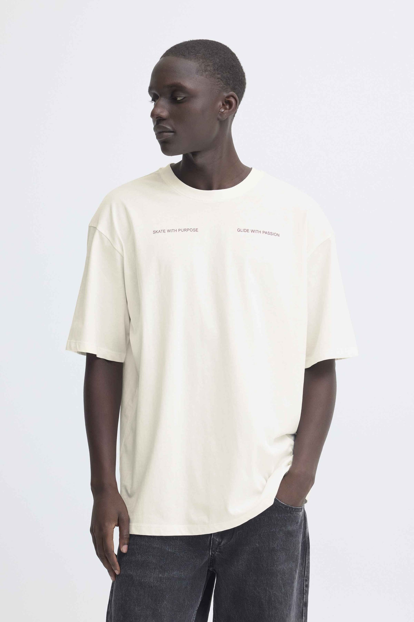 T-shirt Blend He BHKEATON - Bianco con Backprint - 20720341