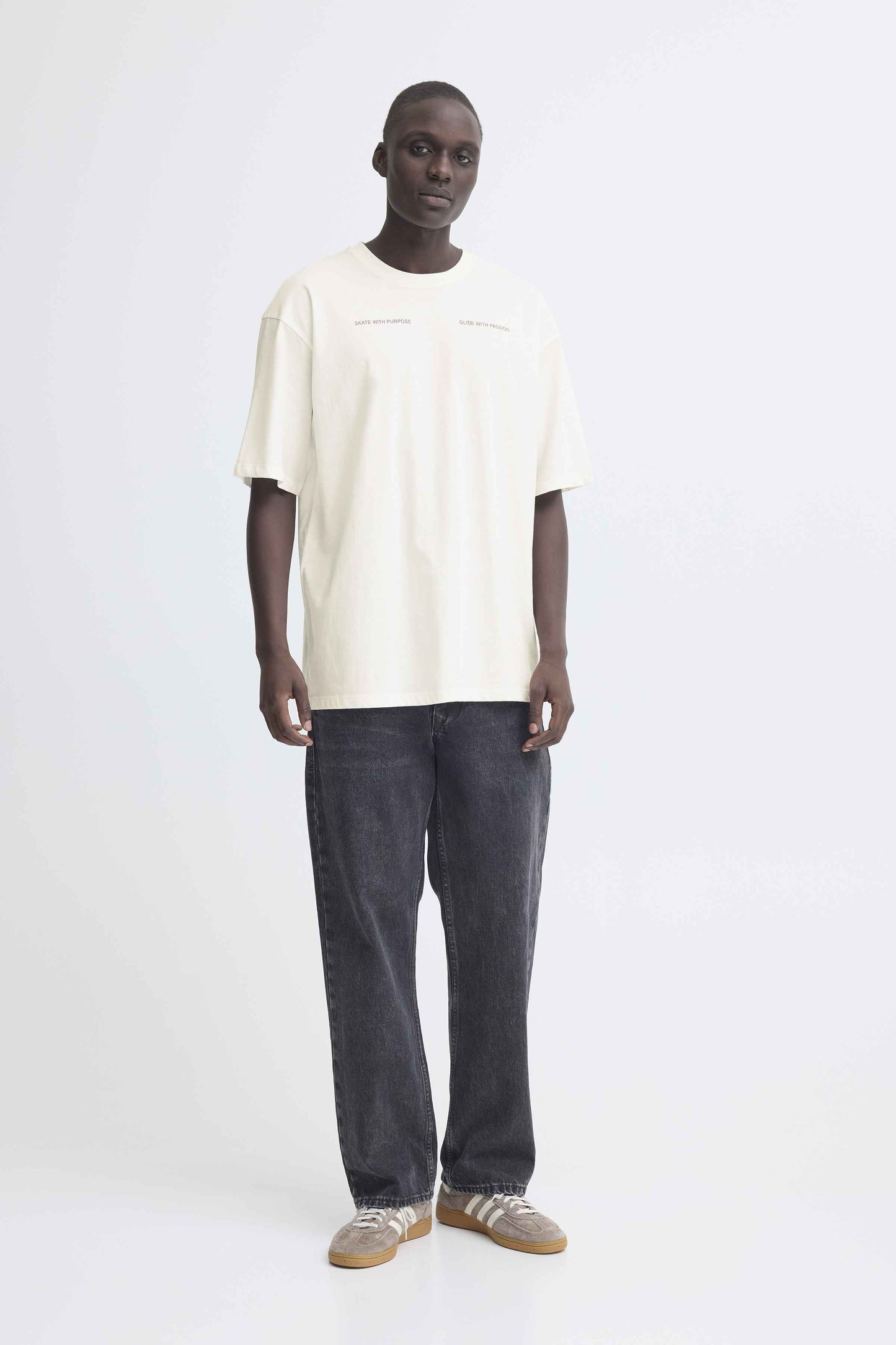 T-shirt Blend He BHKEATON - Bianco con Backprint - 20720341