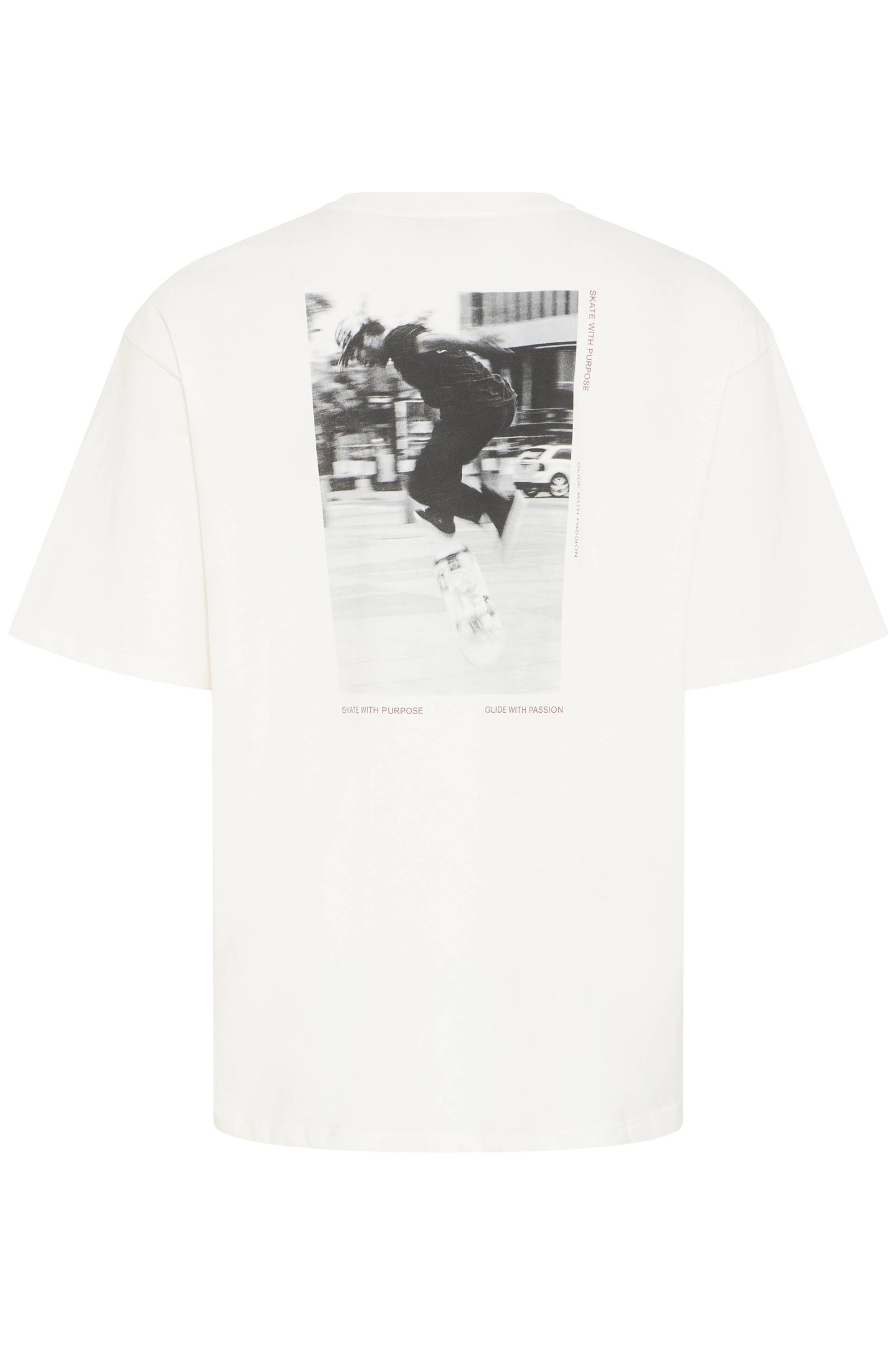 T-shirt Blend He BHKEATON - Bianco con Backprint - 20720341
