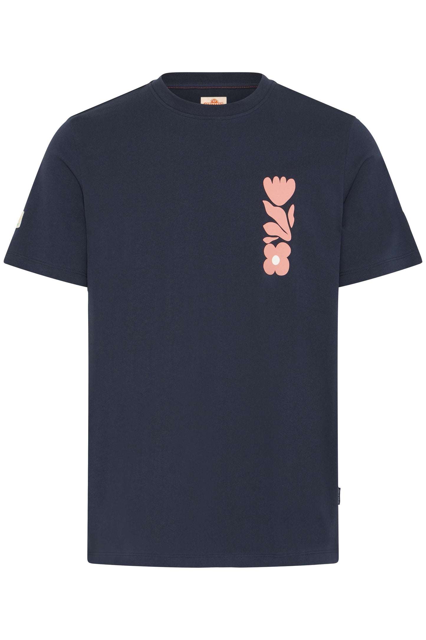 T-shirt Blend He BHSUN FLOWER SENSE - Blu Navy - 20720488