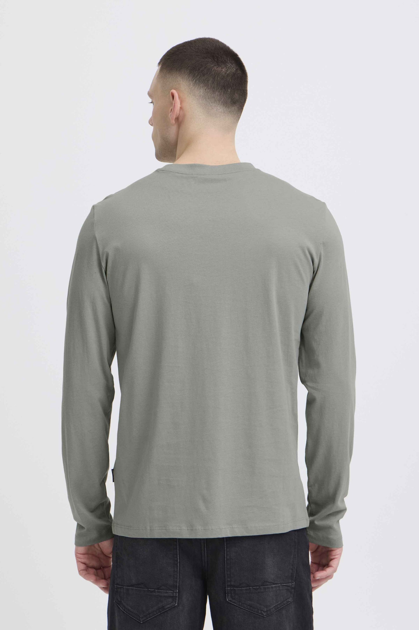 T-shirt Manica Lunga Blend He BHKEMUEL - Grigio Melange - 20720496