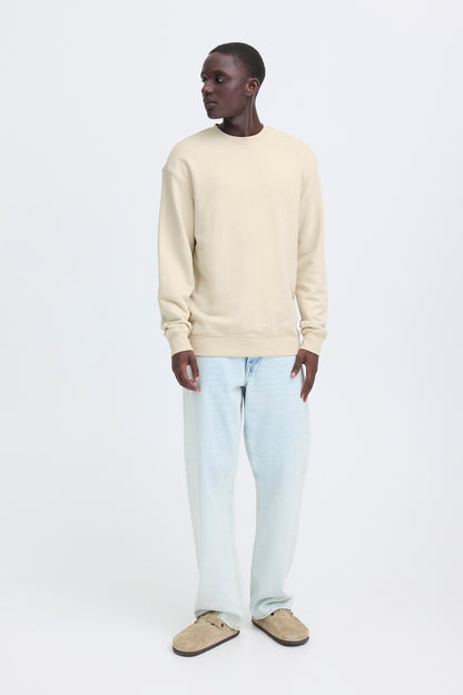 Felpa Blend He BHBRODY Crew Sweatshirt COTONE FRENCH TERRY - Beige - 20720214-141107