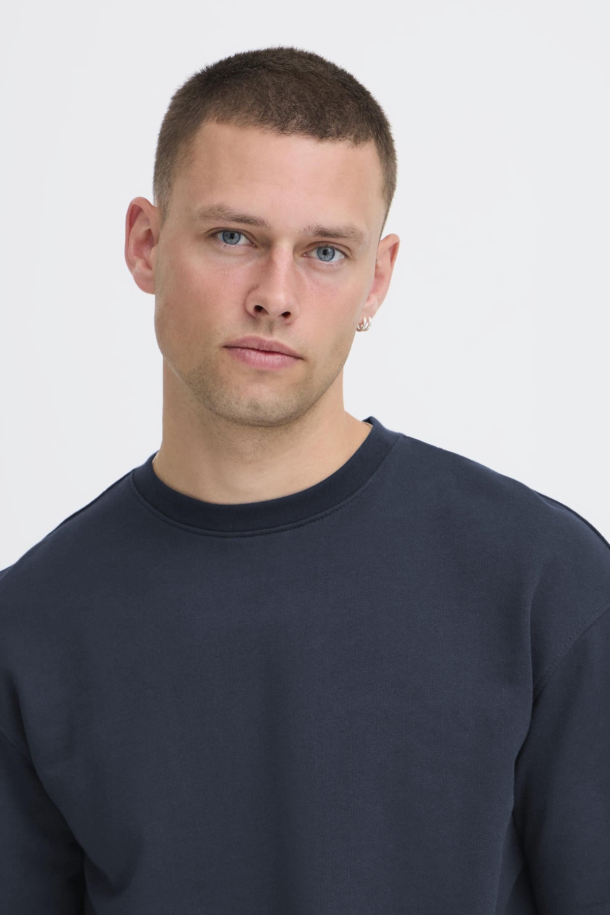 Felpa Blend He BHBRODY Crew Sweatshirt - Blu Notte - 20720214-194011