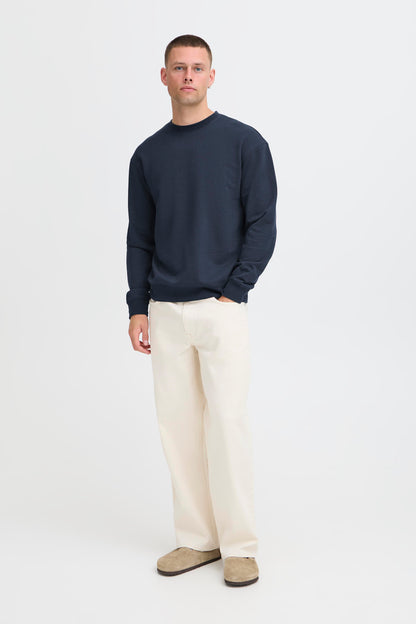 Felpa Blend He BHBRODY Crew Sweatshirt - Blu Notte - 20720214-194011