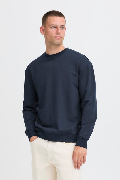 Felpa Blend He BHBRODY Crew Sweatshirt - Blu Notte - 20720214-194011