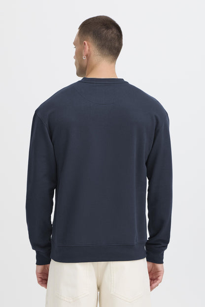 Felpa Blend He BHBRODY Crew Sweatshirt - Blu Notte - 20720214-194011