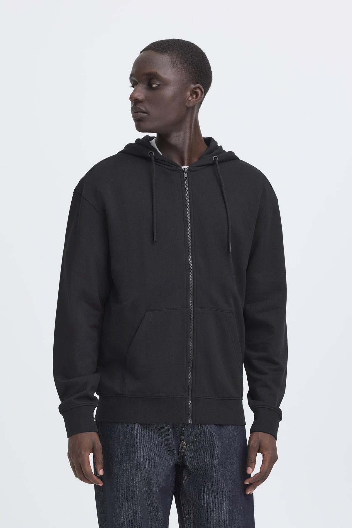 Felpa con Cappuccio Blend He BHBRODY Hood ZIP - Nero - 20720220-193911
