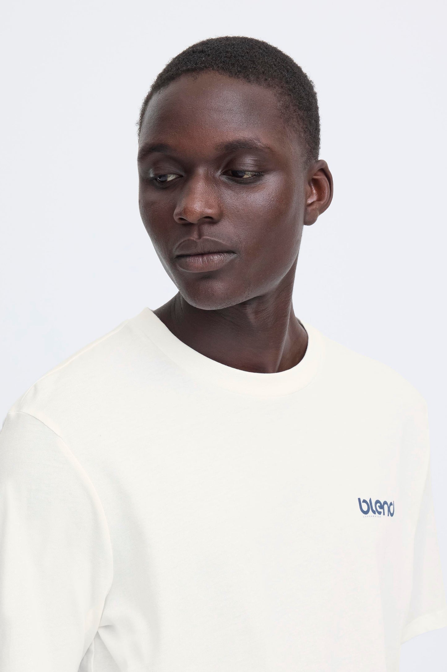 T-shirt Blend He BHEMMET PRINT - Panna/Off White - 20720327