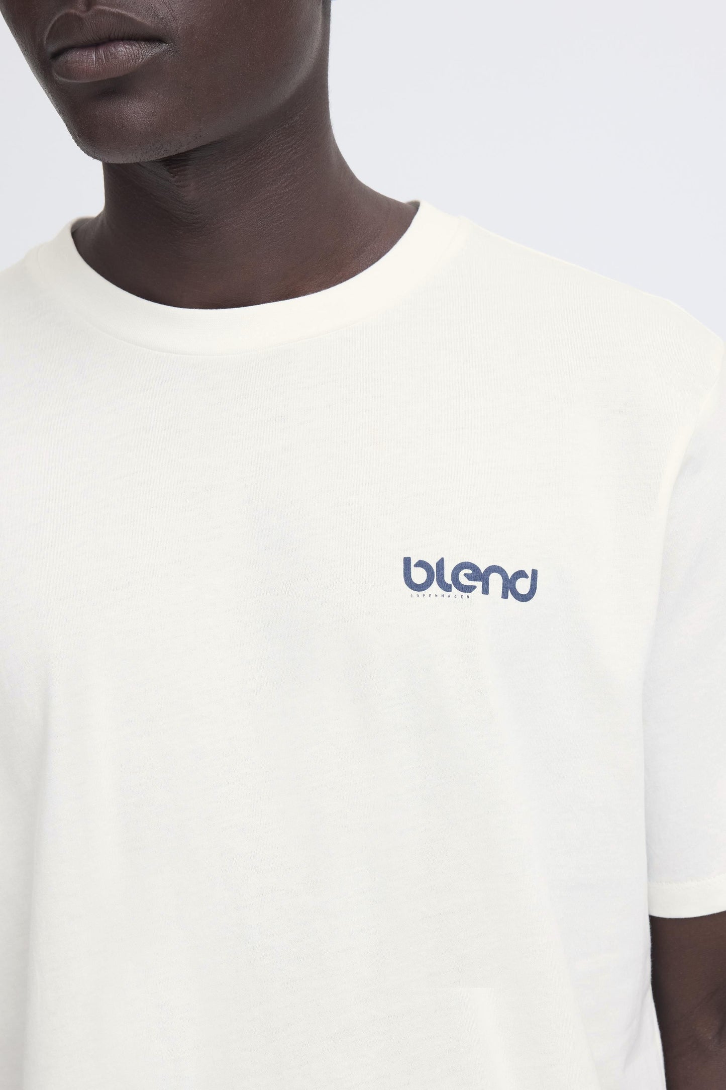 T-shirt Blend He BHEMMET PRINT - Panna/Off White - 20720327